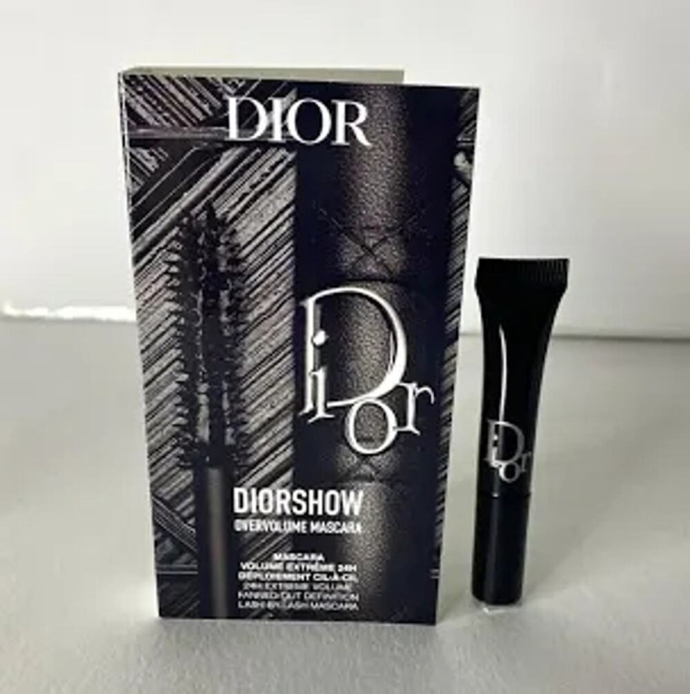 Dior Diorshow Overvolume Mascara 24h Extreme Volume Black Mini Sample .03Fl.oz